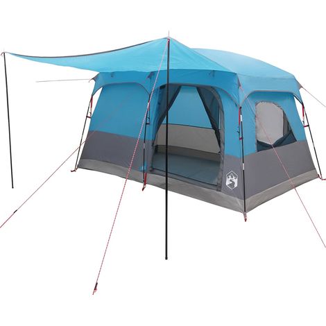 Tienda Familiar con techo Azul 380 x 260 x 190 cm Poliéster