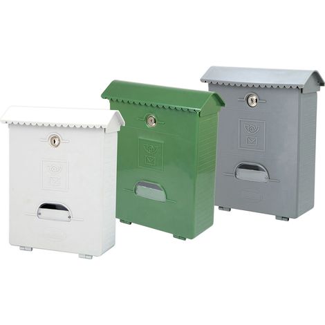 Buzón de plástico 070 - Gris - 33x24x10 cm