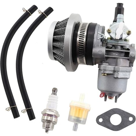Carburateur avec filtre à air bougie d'allumage pour 43cc, 47cc, 49cc, 2 temps, mini moto, ATV, Quad, Go Kart, Dirtbike, Pocketbike (1/5)