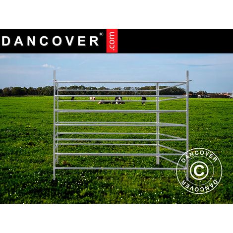 Tiergehege, 1,5x1,22m, 4 Stk., Silber - Dancover