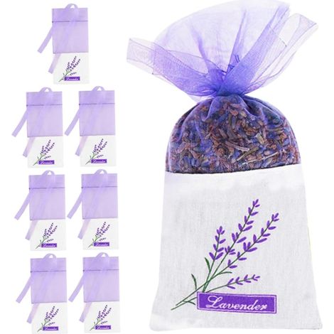 Sachets Lavande - 22 Unidades - Secados Naturalmente - Para Armarios Y Cajones - Con Cordón (1/5)