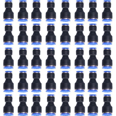 40-teiliges pneumatisches Reduzierstück, gerade Druckreduzierverschraubungen für P12-8-Luftschlauch (1/5)