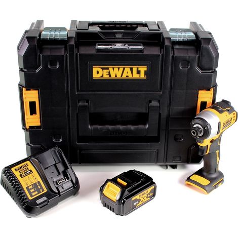DeWalt DCF 809 M1T Avvitatore ad impulsi a batteria 18V / Brushless + 1x Batteria 4,0 Ah + Caricatore + Valigetta T-STAK