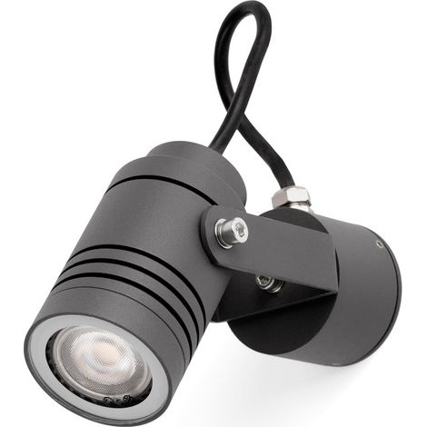 LIT Lámpara proyector gris oscuro (1/2)