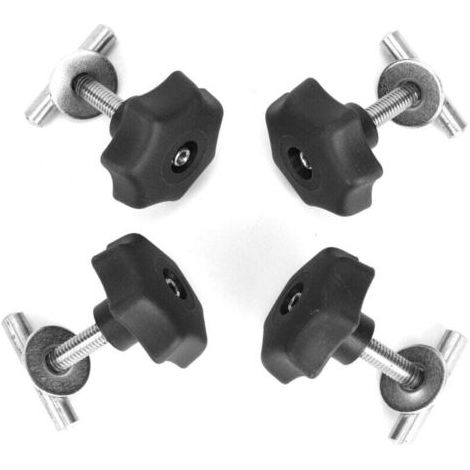 Vis de fixation, Duokon Vis de montage, 4 pièces Vis de montage Rail de verrouillage Boulons en T en acier inoxydable pour Bus T5/T6 ab BJ 2003. (1/4)