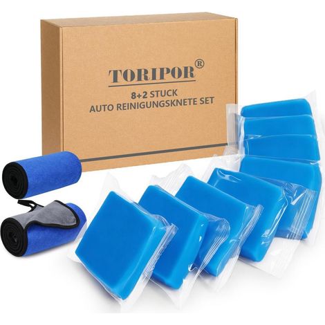 Auto Reinigungsknete Set mit Mikrofasertuch 400g Lackreinigungsknete gegen Flugrost & Teer (1/5)
