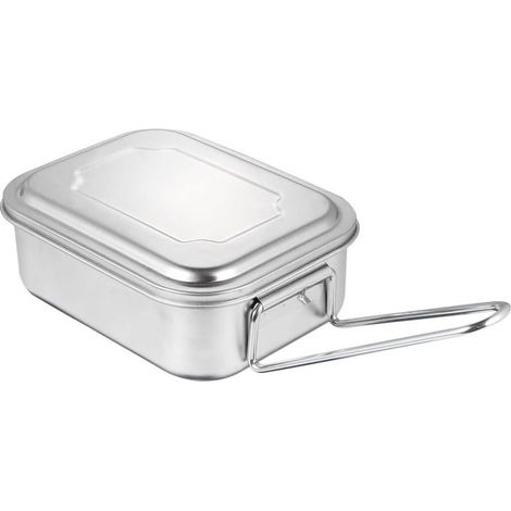 Boîte à lunch en acier inoxydable avec couvercle carré, 2 (1/5)