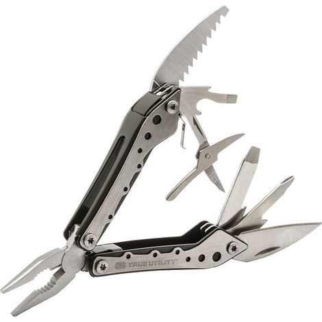 Mini multiutensile tascabile 10 in 1 modello “MiniMulti” realizzato in acciaio inossidabile di alta qualità e resistenza
