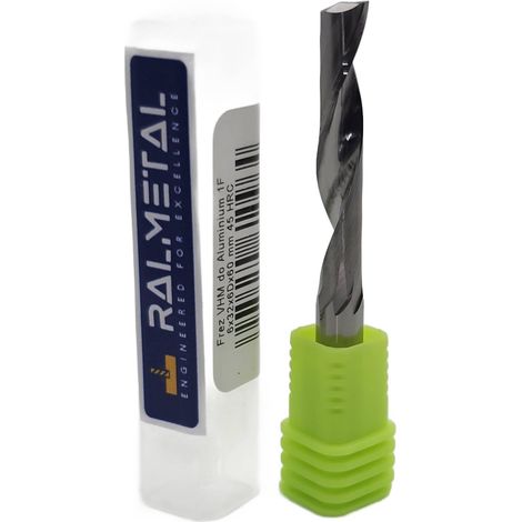 Fraise carbure monobloc 1 dent pour aluminium 6 x 32 x 60 mm (1/3)