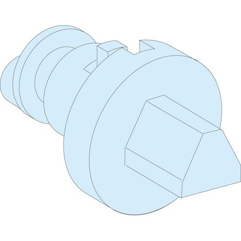 Schneider / Merlin Gerin 08947 Prisma - inserto triangolare maschio da 6,5 mm