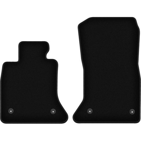 Alfombrillas delanteras de terciopelo BASIC para BMW 5 F10FL sedán (2013-2017) (1/5)
