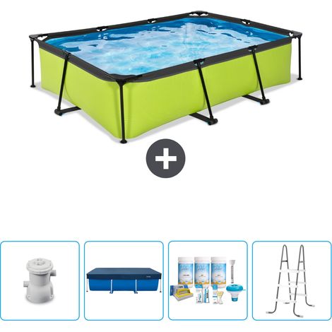 Exit-toys Piscina Exit Rectangular - 300x200x65 cm - 7-piezas  SCB6 (1/3)