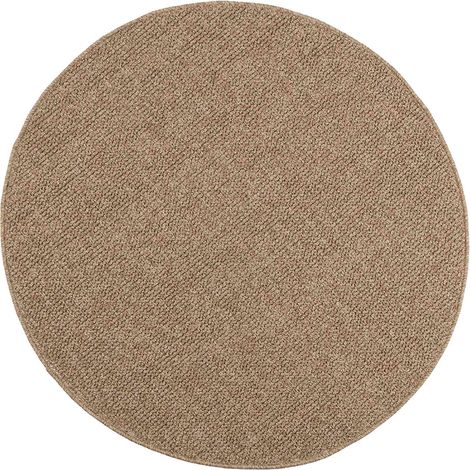 vidaXL Area Rugs Round AGIRA Natural Ø 120 CM Polyester