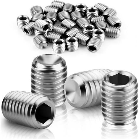 Vis Sans Tête M5 X 5Mm,Six Pans Creux,15 Unités,Vis Sans Tête En Acier Inoxydable 304,M5,Pour Paliers,Poignées De Porte,Lamp[CA182] (1/5)