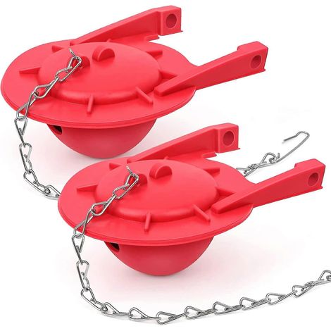 Lot de 2 clapets de toilette universels à économie d'eau