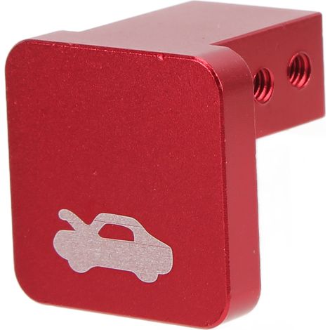 Kit de réparation de poignée de déverrouillage de capot en alliage d'aluminium, remplacement pour Civic CRV Element Ridgeline (Rouge) (1/5)