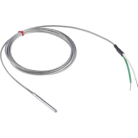 Thermocouple type K Ø 4mm, L 40mm, +350°C max à Câble ( Prix pour 1 ) (1/3)