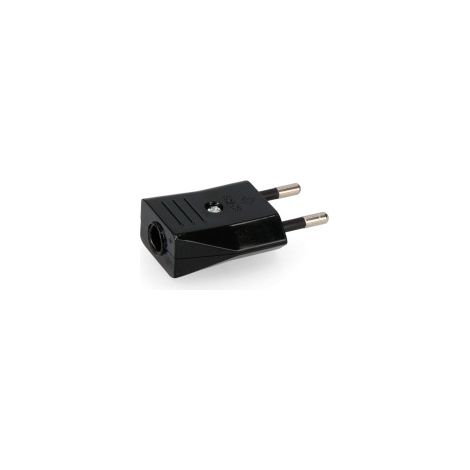 Prise 10a 250v edm emballé noir (1/2)