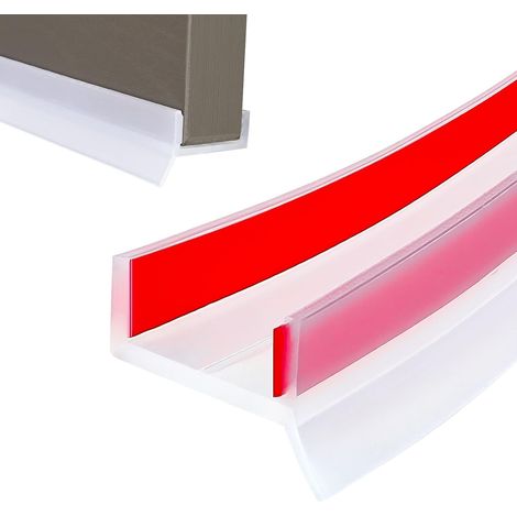 Joint Plinthe Cuisine Profil D’étanchéité pour Socle Cuisine pour Plinthe de 15mm 16mm 17mm pour Bas de Sous Placard(Transparent, 2M) (1/5)
