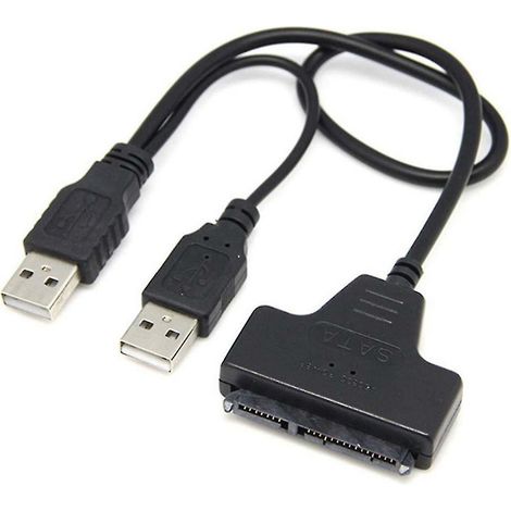 Câble adaptateur secteur USB 2.0 vers SATA Easy Drive pour disque dur