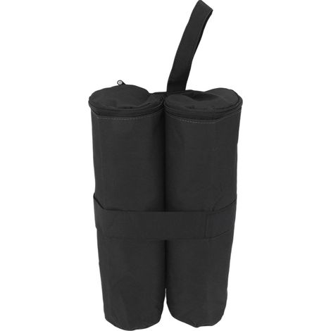 Sac à lest noir pour tente de jardin, abri extérieur, support de bannière publicitaire, stabilisateur anti-vent (1/5)