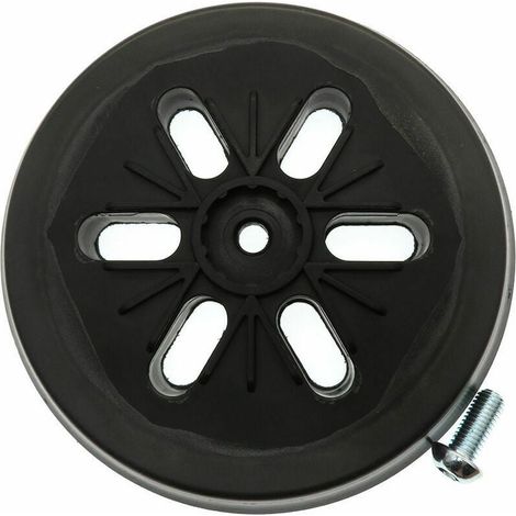 Plateau de ponçage pour ponceuse excentrique Bosch GEX 150 AC, PEX 15 AE, GEX 150 Turbo avec vis (1/4)
