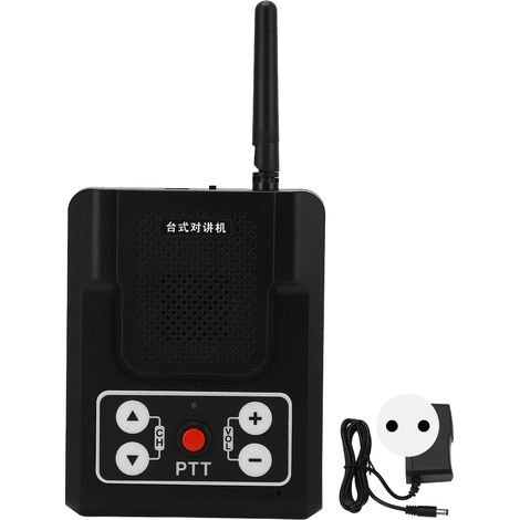 Interphone de bureau 80dB 5W mural fréquence réglable système communication maison AC100-240V prise UE (1/5)