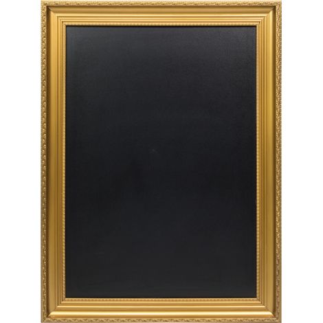 ardoise dorée - cadre élégant, gravé - 75x100cm - Securit