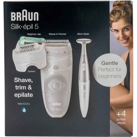Braun Silk-épil 5 81770432 épilateur 28 pince(s) Blanc