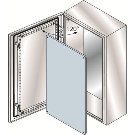 Coffret inox 600x600x200 SRN6620X ABB T677474