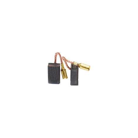 2 Stück anpassbare Kohlen für Skil. Abmessungen: 5,5 x 8,5 x 14 mm.