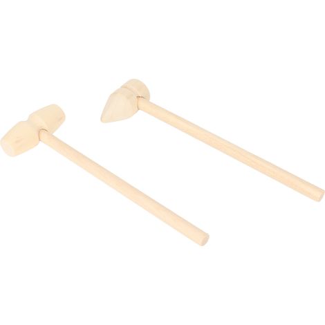 80 mini marteaux en bois pour enfants, améliore la coordination œil-main, maillet écologique en forme de cœur pour chocolat, petit marteau artisanal (1/5)