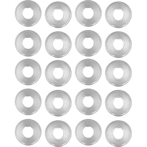 20 rondelles de réduction en alliage d'aluminium, diamètre extérieur 14 mm, pièces robotiques 4904‑1025‑0014 (1/5)