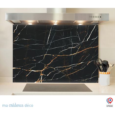Fond de hotte : Mabre di Marmo - Alu composite - 70 cm - 60 cm (1/5)