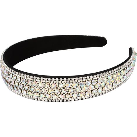 Serre tête brillant strass pour femme accessoire de coiffure vintage cadeau pour fille anniversaire (1/5)