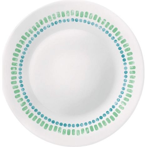 Bormioli Servizio di piatti per 6 persone 18 Pezzi Bianco Moon Mediterraneo (1/5)