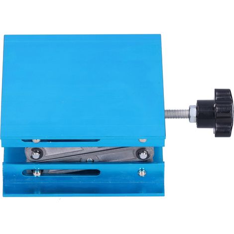 Plateforme élévatrice de laboratoire en alliage d'aluminium, support de levage 100x100 mm, table accessoire stable pour expériences scientifiques (1/5)