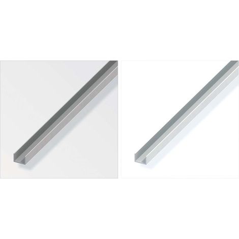 Profilo U 10X24X10 Pvc Bianco 1Metro (1/2)