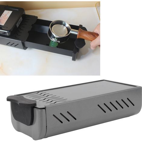 Mini boîte de rangement pour marc de café, type tiroir ménager, boîte de récupération du marc de café, boîte de récupération du marc de café en acier inoxydable pour machine à café, seau à marc de caf