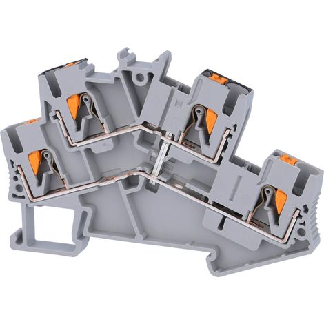 Phoenix Contact Doppelstockklemme PTTBS 2,5 PV Push-In-Anschluss Nennspannung 500V Kurzzeitstrom 0,30kA - 1 Stück (1/3)