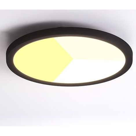 LED Downlight Ø225mm 18W - Surface or Recessed Ceiling Light for Hole Ø65-200mm - CCT 3000K/4000K/6000K - Ultra Thin 17mm - IP44 for Bathroom, Kitchen and Hallway (1/5)