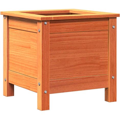Maison Exclusive - Garten-Pflanzgefäß Wachsbraun 40 x 40 x 39 cm