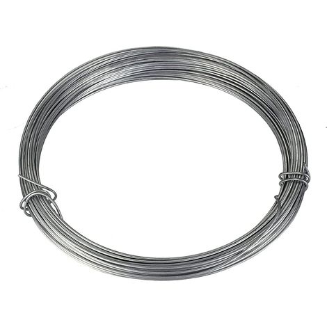 1 Bobine Fil De Fer Diamètre 3,0 mm Longueur 100 m Acier Galvanisé Usage Général