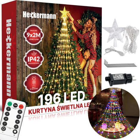 Luci di Natale Albero di Natale Heckermann CL-G40SL Colorato