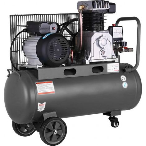 Compresor de aire profesional con certificado CE por correa, 150 litros 3 CV 8 Bares