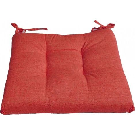 TRADE SHOP - 6 Copri Sedia Cuscini Margot Con 2 Laccetti Lacci Cuscino Per Sedie Imbottito -