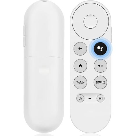 Chromecast-Fernbedienung für Google TV, Chromecast Google TV mit Fernbedienung, G9N9N Ersatzfernbedienung von Google mit Netflix- und YouTube-Tasten für Google Chromecast TV 4K (1/5)