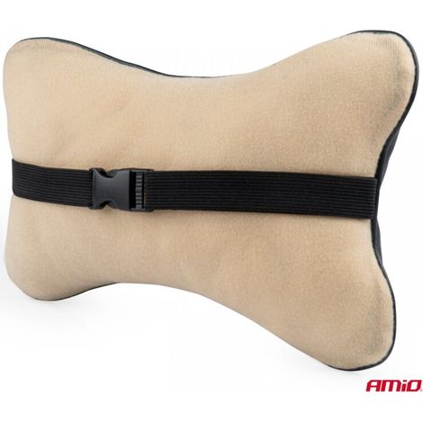Coussin appui-tête et dossier de voiture AMIO-03130
