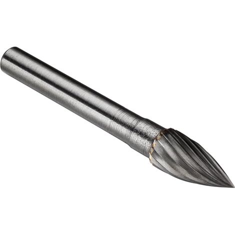 5/16'' Kopf 6 mm Schaft Wolframspitzige, baumförmige Rotationsdatei (1/3)