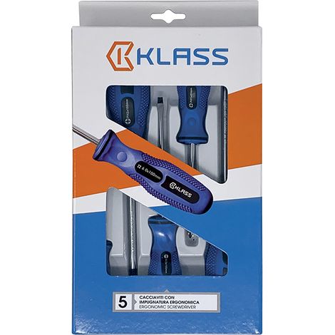 Kit 7 giraviti lama e croce Klass 540S07